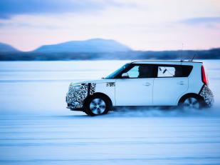 Lappföldön tesztelik az elektromos Kia-t