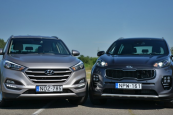 ÖSSZEHASONLÍTÁS- Hyundai Tucson és Kia Sportage 