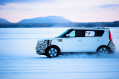 Lappföldön tesztelik az elektromos Kia-t Lappföldön tesztelik az elektromos Kia-t