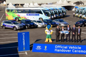 Ezer Hyundai szállítja a focivébé résztvevőit Ezer Hyundai szállítja a focivébé résztvevőit