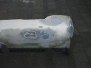 NISSAN PRIMERA P12 2002-2008 Hátsó Lökhárító Javított