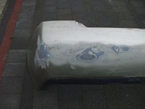 NISSAN PRIMERA P12 2002-2008 Hátsó Lökhárító Javított