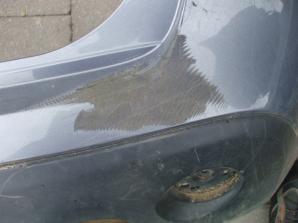 NISSAN QASHQAI  2007-2010 Hátsó Lökhárító Javított