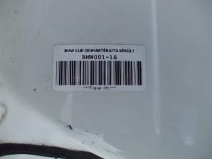 BMW 118 2011-2019 CSOMAGTÉRAJTÓ ENYHÉN SÉRÜLT
