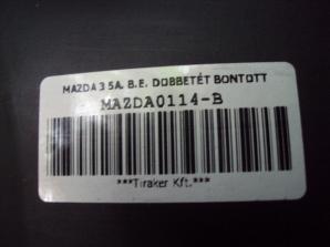 MAZDA 3 5A. B.E. DOBBETÉT BONTOTT