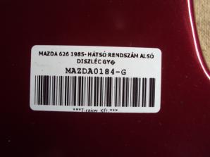 MAZDA 626 1985- HÁTSÓ RENDSZÁM ALSÓ DISZLÉC GYÁRI ÚJ
