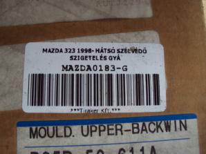 MAZDA 323 1998- HÁTSÓ SZÉLVÉDŐ SZIGETELÉS GYÁRI ÚJ