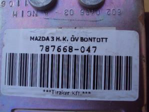 MAZDA 3 H.K. ŐV BONTOTT