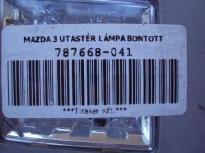 MAZDA 3 UTASTÉR LÁMPA BONTOTT