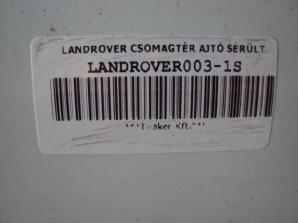 LANDROVER CSOMAGTÉR AJTÓ SÉRÜLT