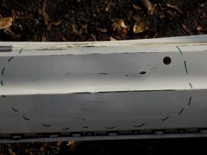 VOLKSWAGEN SHARAN  2009-2011 Hátsó Lökhárító Enyhén sérült