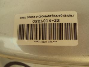 OPEL CORSA D 2006-2015 CSOMAGTÉRAJTÓ SÉRÜLT