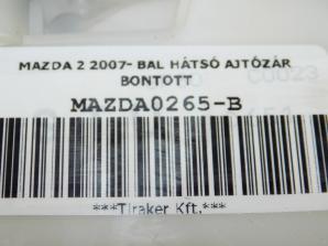 MAZDA 2 2007- BAL HÁTSÓ AJTÓZÁR BONTOTT