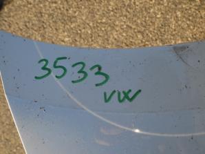 VOLKSWAGEN PASSAT B8 2013- Hátsó Lökhárító felső rész Enyhén sérült