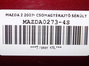 MAZDA 2 2007- CSOMAGTÉRAJTÓ SÉRÜLT