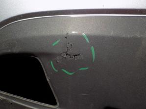 MAZDA 2  2010-2014 Hátsó Lökhárító Enyhén sérült