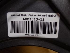 AUDI A4 2007- JOBB HÁTSÓ AJTÓ SÉRÜLT