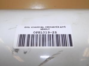 OPEL VIVARO BAL CSOMAGTÉR AJTÓ SÉRÜLT